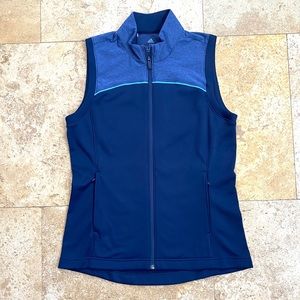 ADIDAS women athletic vest jersey blue M